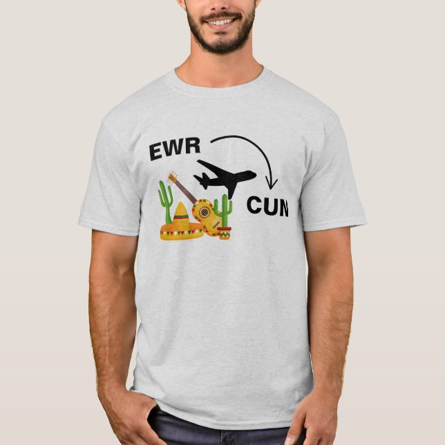 Camisa de viagem para Cancun México (Frente)