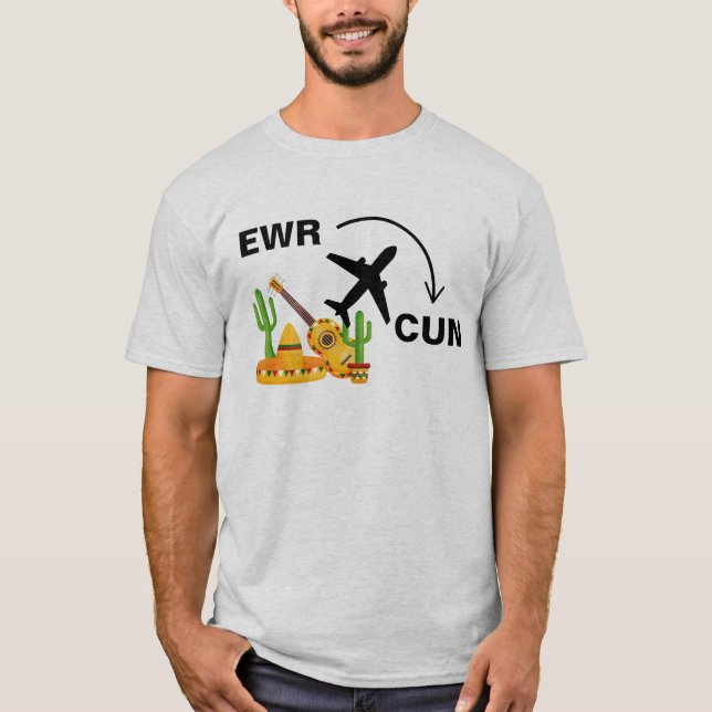 Camisa de viagem para Cancun México (Frente)