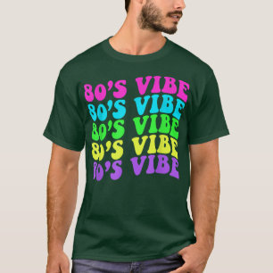 Camisa de vibração dos anos 80 para o estilo 80 Mu