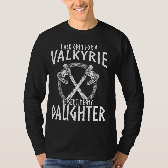 Camisa De Vikings Que Pedi A Odin Para Valquíria,  (Frente)