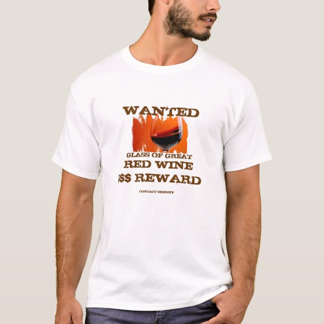 Camisa De Vinho Vermelho Desejada! (Frente)