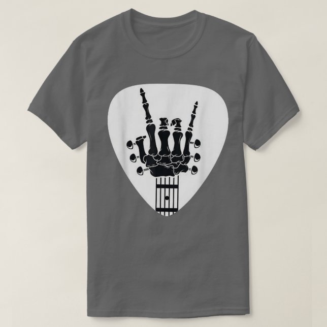 Camisa de violão, camisa de guitarra, camiseiros d (Frente do Design)