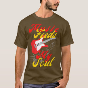 Camisa De Violão Elétrica, Música É Minha Vida, Gu