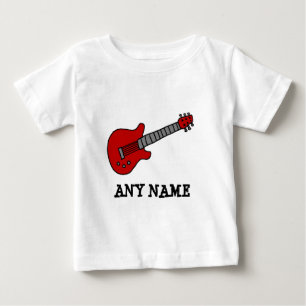 Camisa de violão personalizada para meninos ou men