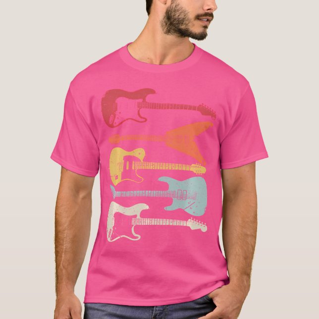 Camisa De Violão. Presente De Estilo Retroativo Pa (Frente)