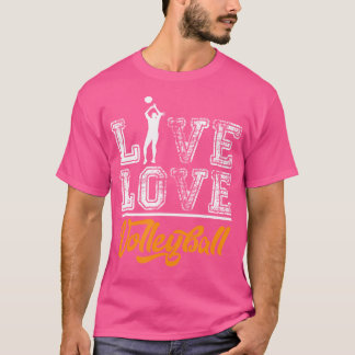 Camisa De Voleibol De Amor Dinheiro Engraçado