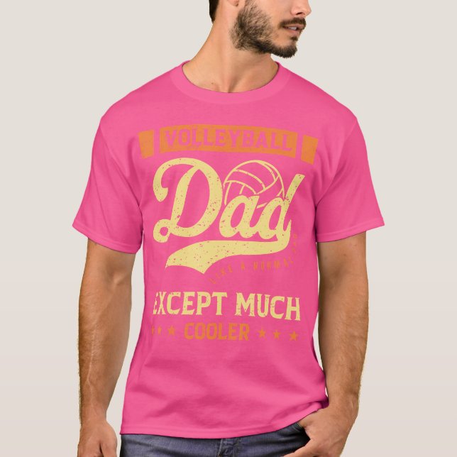 Camisa De Voleibol Do Pai De Voleibol Para Apoio (Frente)
