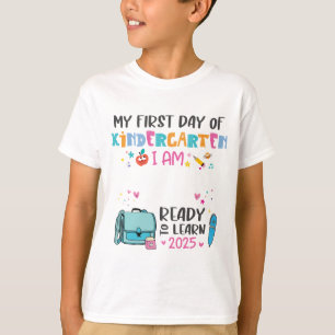 Camisa de Volta às Aulas para Crianças - Jardim de