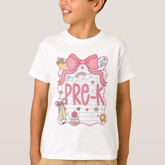 Camisa de Volta às Aulas, Primeiro Dia de Aula do  (Frente)