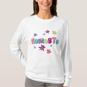 Camisa de Yoga de Namaste de Flor