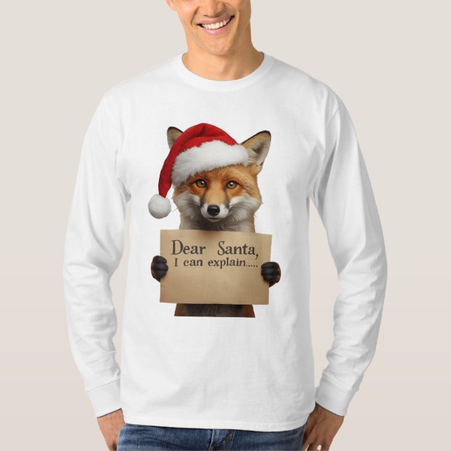 . Camisa Dear Santa Dog T-Shirt (Frente)