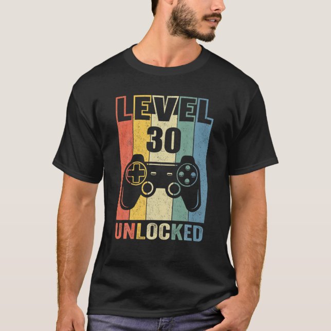 Camisa Desbloqueada Camisa Engraçada 30 do jogador (Frente)