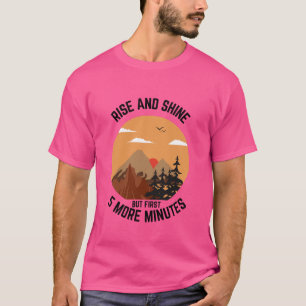 camisa desenhadora do nascer do sol