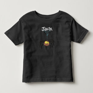 Camisa design de cartoon de aranha adorável