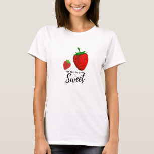 Camisa Design de morango, Impressão de tela T-Shi