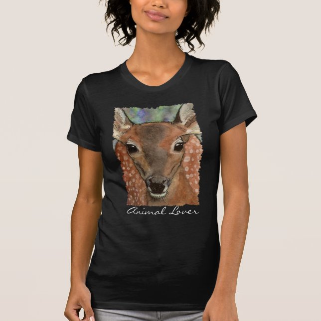Camisa destruída por Amante de os animais Deer Faw (Frente)