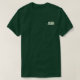Camisa Dia de São Patrício verde-escura com logoti (Frente do Design)