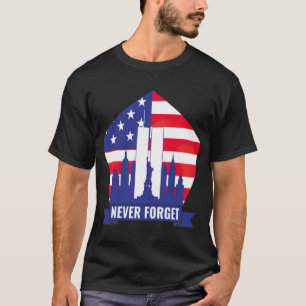 Camisa Dia dos Patriotas Nunca Esqueça 9 11