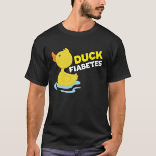 Camisa Diabética Engraçada - Pato Fiabetes - Diab