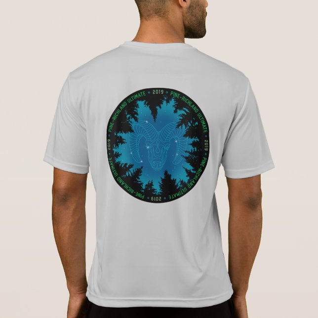 Camisa DIANTEIRA & TRASEIRA do céu de PRU-RAM do (Verso)