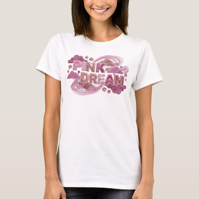 Camisa Dinâmica Rosa SONHO ROSA Design (Frente)