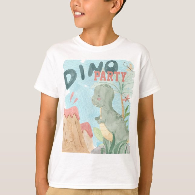 Camisa Dino Festa T-Rex (Frente)