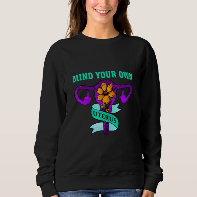 Camisa Diretos Das Mulheres Pró-Escolha Cuide Do S (Frente)