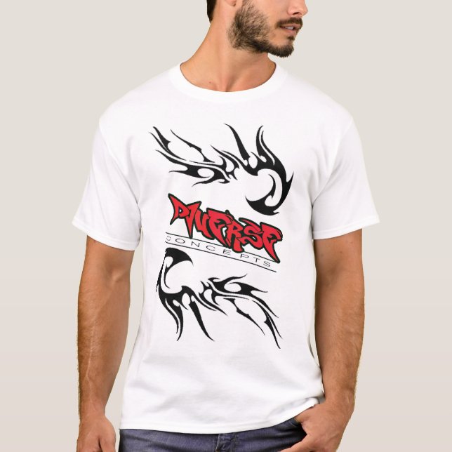 Camisa diversa do vertical dos conceitos (Frente)