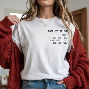 Camisa Divertida AMIGO·LEITOR·LIVRO – Presente par