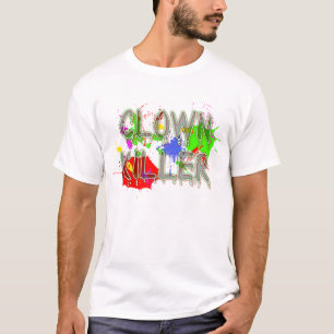 Camisa Divertida Assassino de Palhaço Humor
