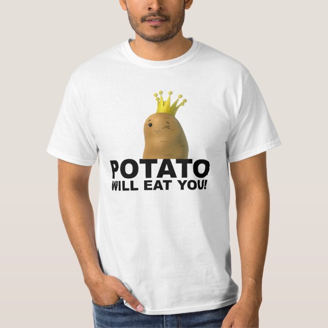 Camisa Divertida Batata Vai Te Comer (Frente)