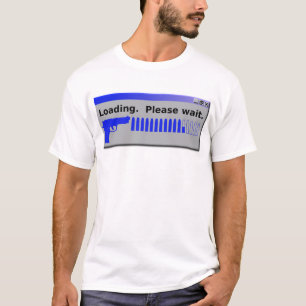 Camisa Divertida Carregando Por Favor Aguarde