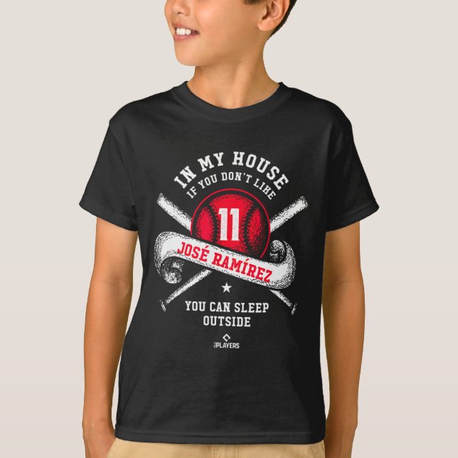 Camisa Divertida Casa Jose Ramirez Mlbpa Mlb (Frente)