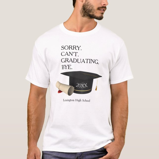 Camisa Divertida da Turma de Formatura de 2024 Pre (Frente)