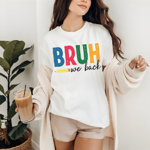 Camisa Divertida de Aluno e Professor para Volta à