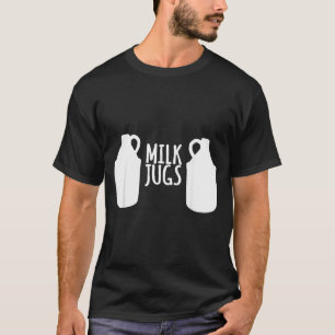 Camisa Divertida de Amamentação - Suporte de Jarro
