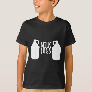 Camisa Divertida de Amamentação - Suporte de Jugas