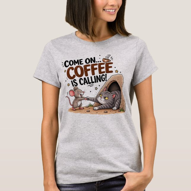 Camisa Divertida de Café | Presente Engraçado para (Frente)
