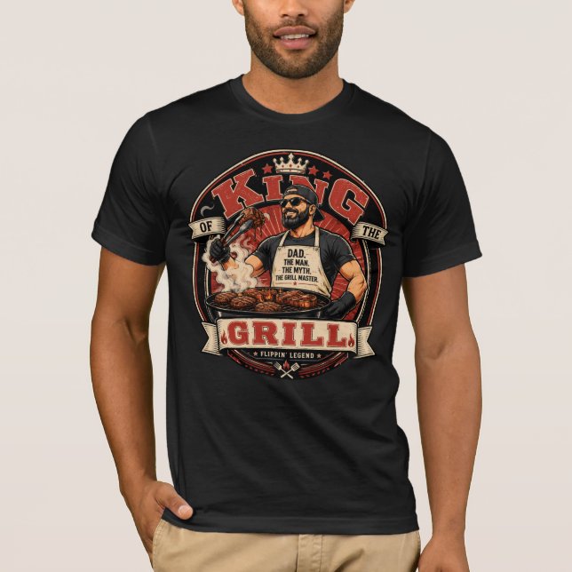 Camisa Divertida de Churrasco para Pai | Presente  (Frente)