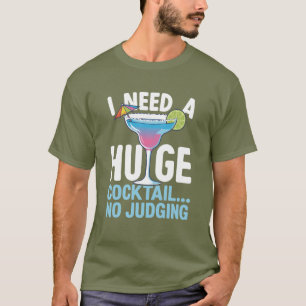 Camisa Divertida de Coquetel – Preciso de um Coque