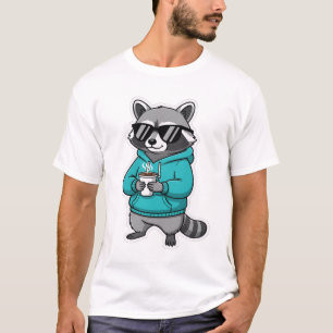 Camisa Divertida de Guaxinim Presente para Amant