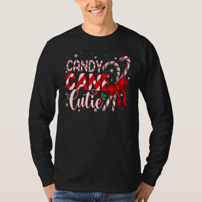 Camisa Divertida de Natal Canequinha de Cana de Aç (Frente)