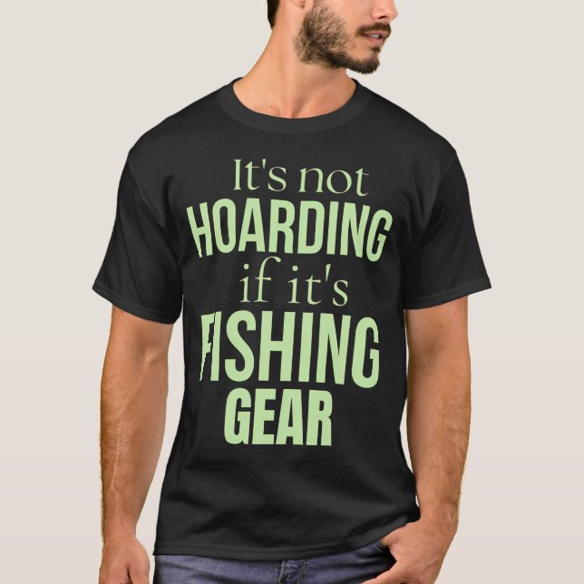 Camisa Divertida de Pescador Amante da Pesca (Frente)