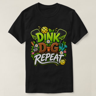 Camisa Divertida de Pickleball e Jardinagem | Dink