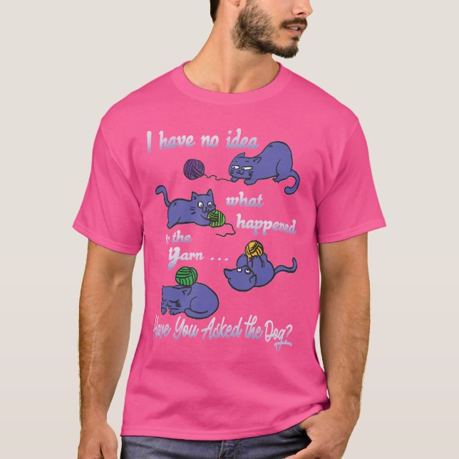 Camisa Divertida de Tricô Sem Ideia do que Acontec (Frente)