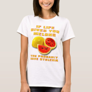 Camisa Divertida Dislexia de Melões