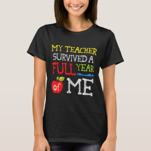 Camisa Divertida do Último Dia de Aula para Menino
