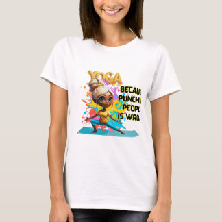camisa divertida do yoga