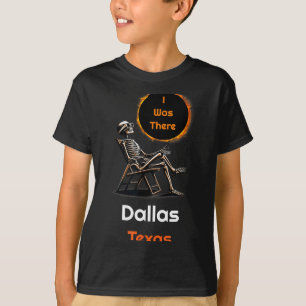 Camisa Divertida Eclipse Solar Dallas Texas Lá