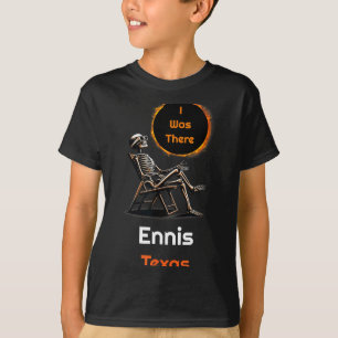 Camisa Divertida Eclipse Solar Ennis Texas Lá